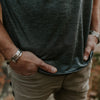 Men's Castaway Tee--Bayfield Stripe