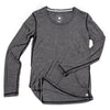 Women's Wayfarer Long Sleeve--Caviar Stripe